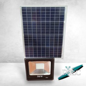 REFLECTOR LED 100W CON PANEL SOLAR